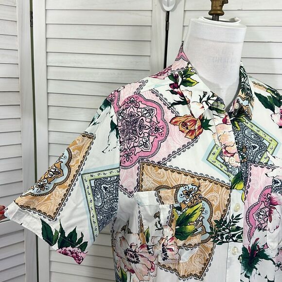 Chico's Silky Soft Tunic Size 3 (16) Short Sleeves - Picture 4 of 16